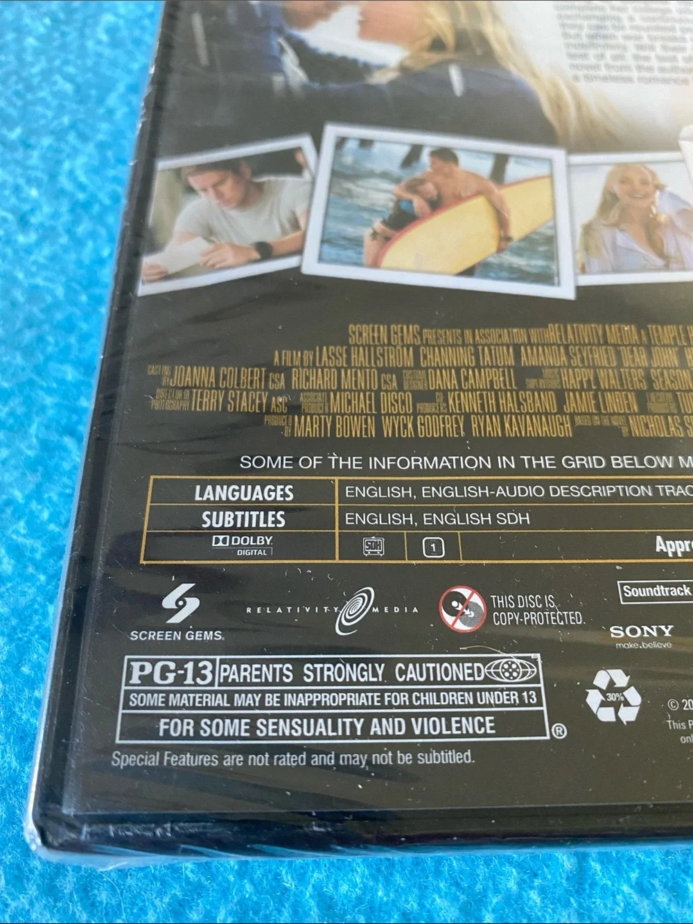 DEAR JOHN DVD - Channing Tatum Amanda Seyfried romance love story sealed NEW